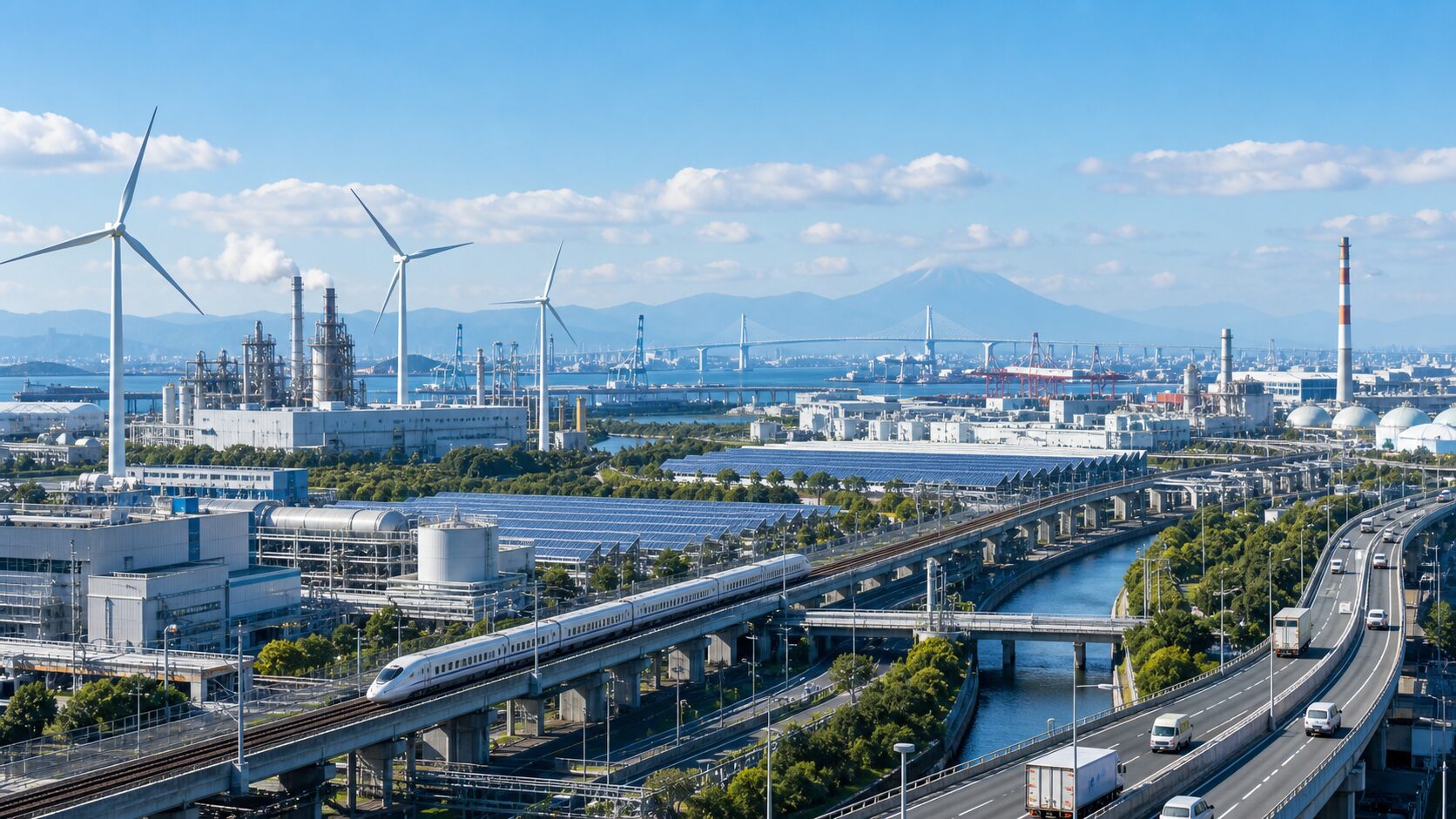 政策テーマ関連の産業景観を表すイメージ