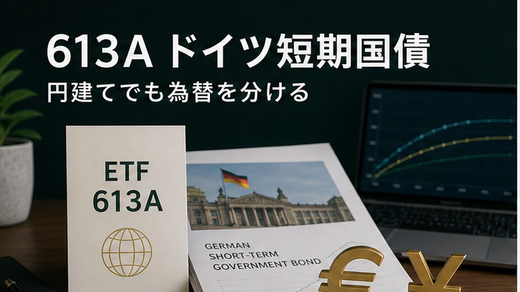 613Aドイツ短期国債ETFを金利と為替に分けて読む投資家デスクのイメージ